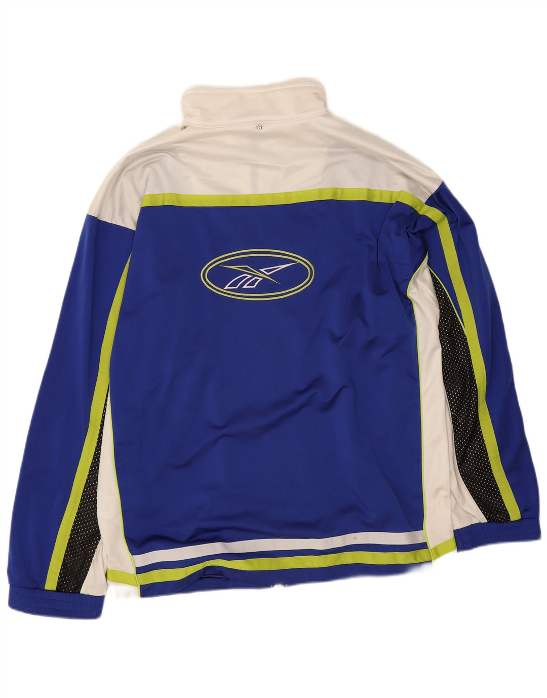Giacca Reebok da uomo con grafica grafica XL XL blu in poliestere color block