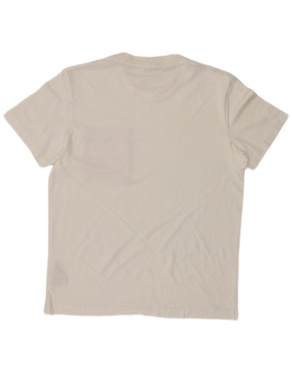 CALVIN KLEIN JEANS T-shirt grafica da uomo Top in cotone bianco medio