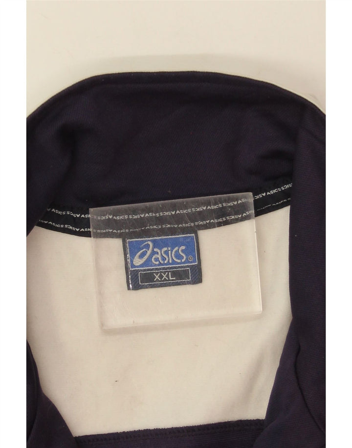 Giacca sportiva da uomo Asics 2XL Blu navy Colourblock