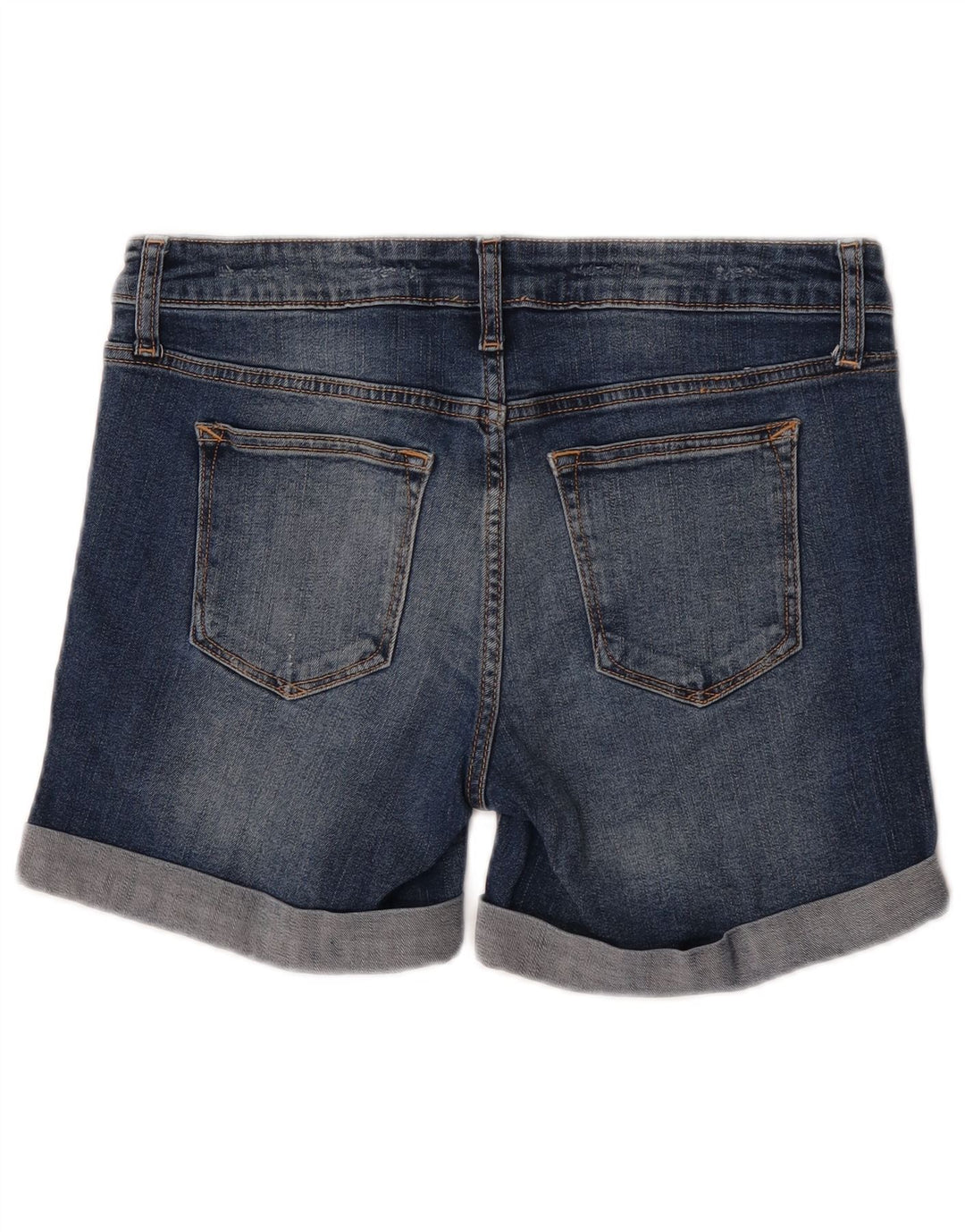 Pantaloncini di jeans da donna Gap UK 12 medi W32 cotone blu