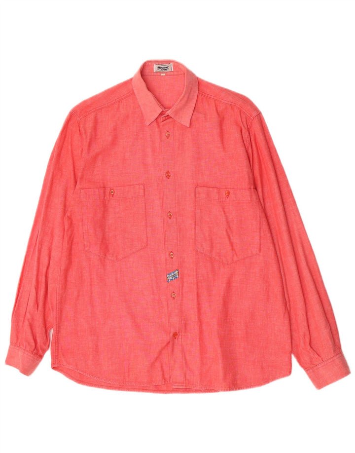 Camicia da uomo Missoni Sport in cotone rosa medio