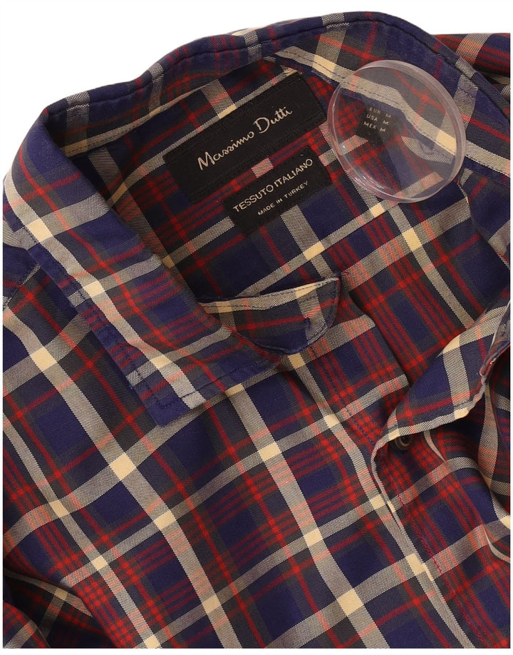 Camicia da uomo Massimo Dutti a quadri multicolore medio