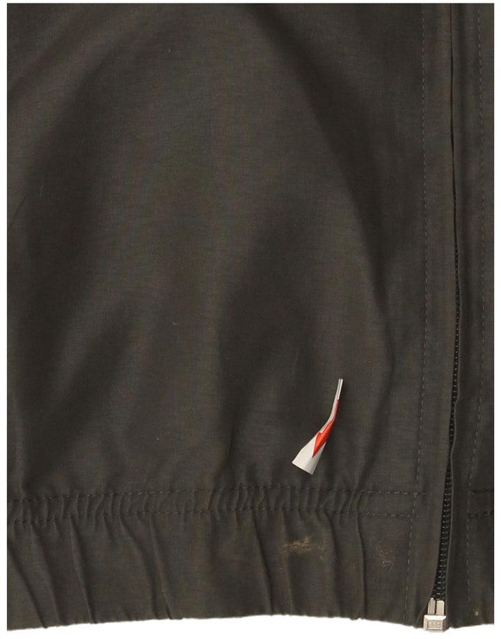 Giacca da ginnastica da uomo Fila Small in poliestere color block grigio