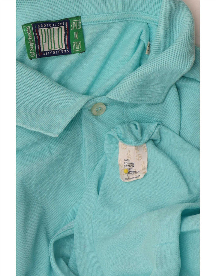 Polo Uomo Sergio Tacchini XL Turchese Cotone