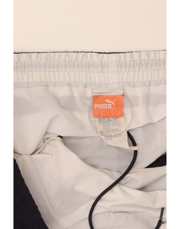 Pantaloncini sportivi da uomo PUMA medi blu navy in poliestere