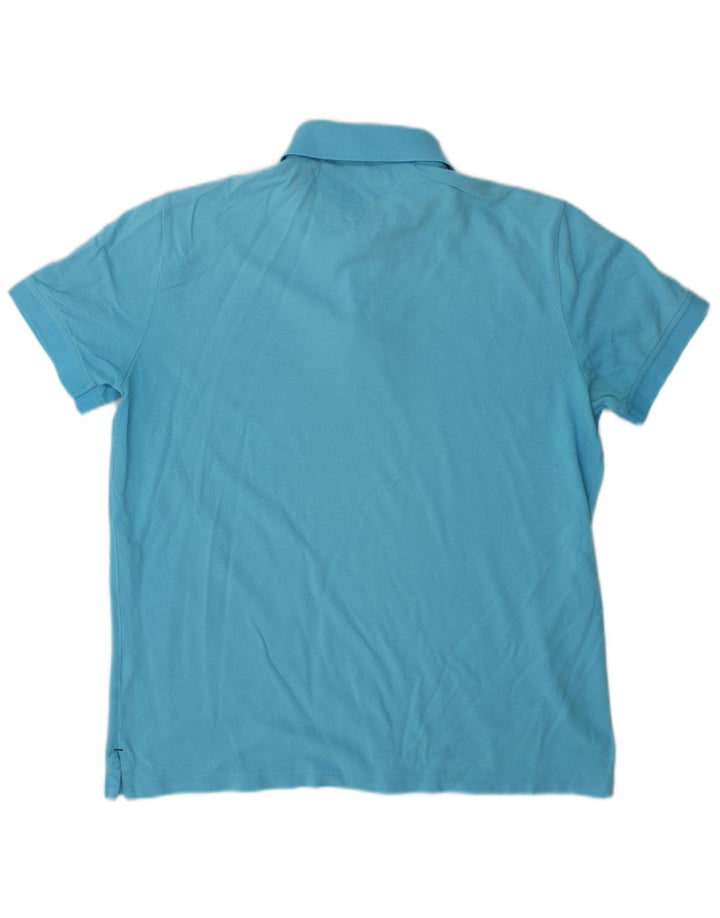 Polo da uomo su misura Tommy Hilfiger Blu medio