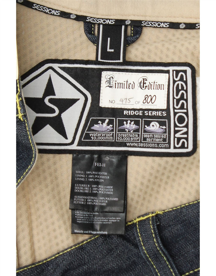 Sessions Jeans dritti da uomo in edizione limitata grandi W38 L33 blu navy