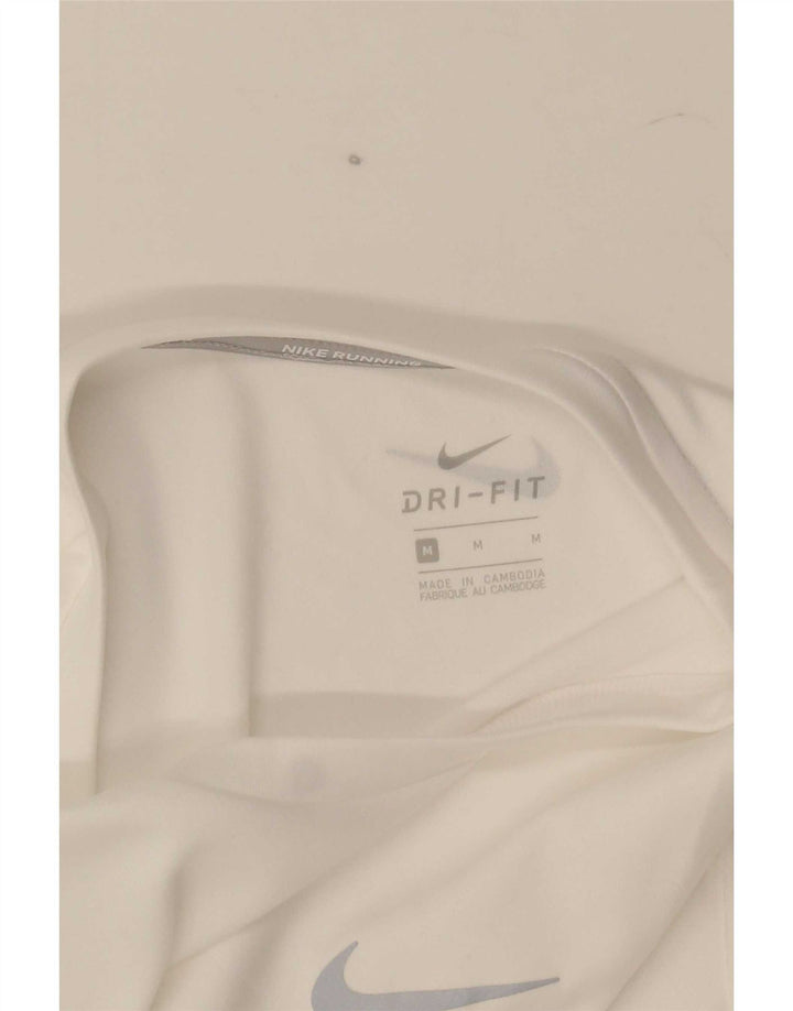 Maglietta Nike Dri Fit da uomo, colore bianco medio