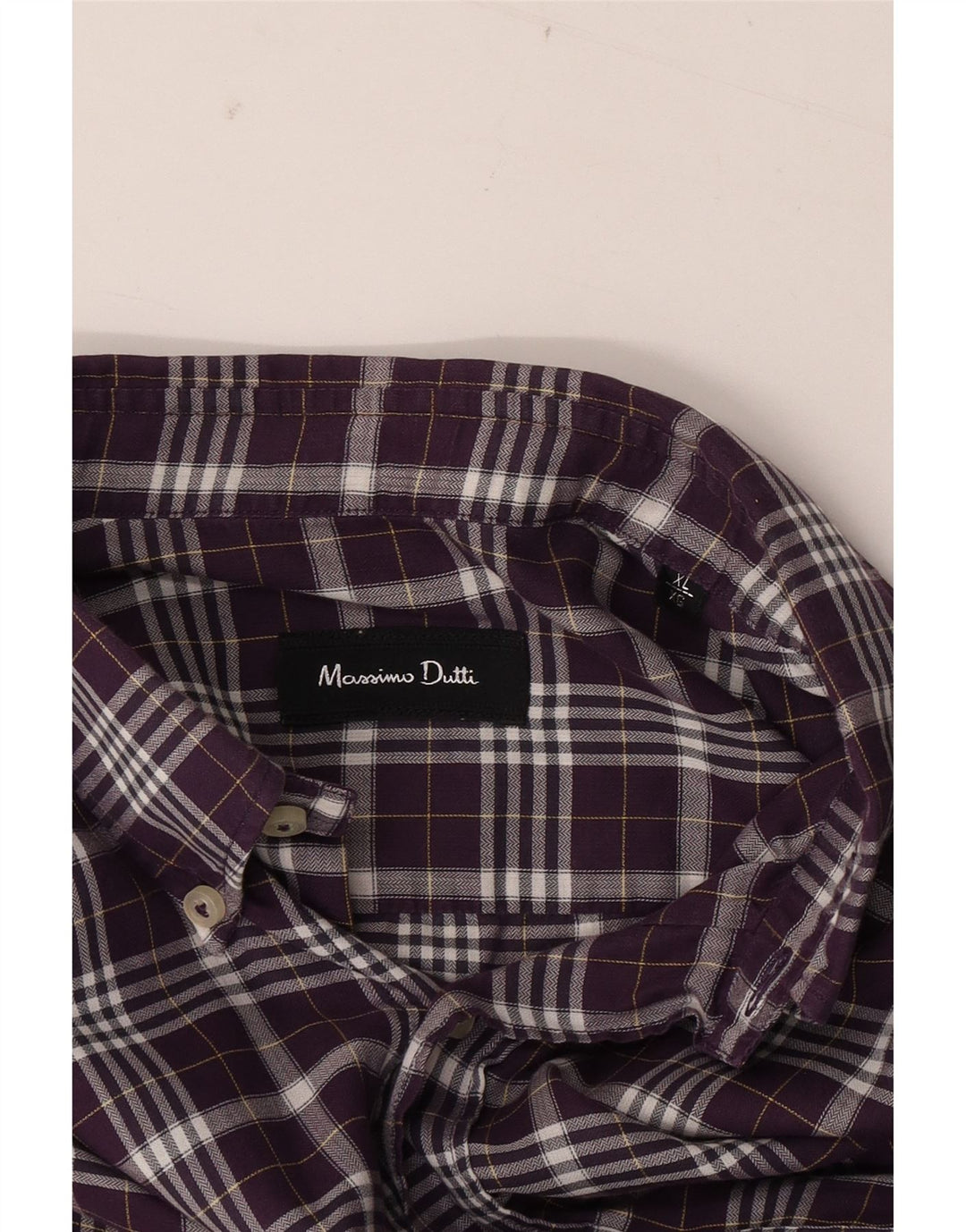 Camicia da uomo Massimo Dutti XL a quadri viola