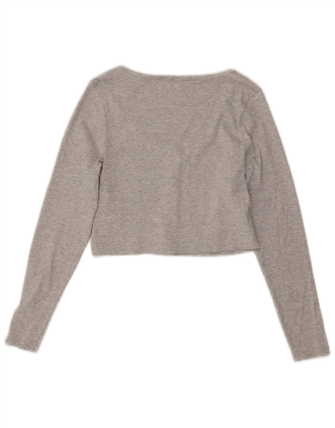 Top corto a maniche lunghe da donna Puma UK 18 XL Grigio