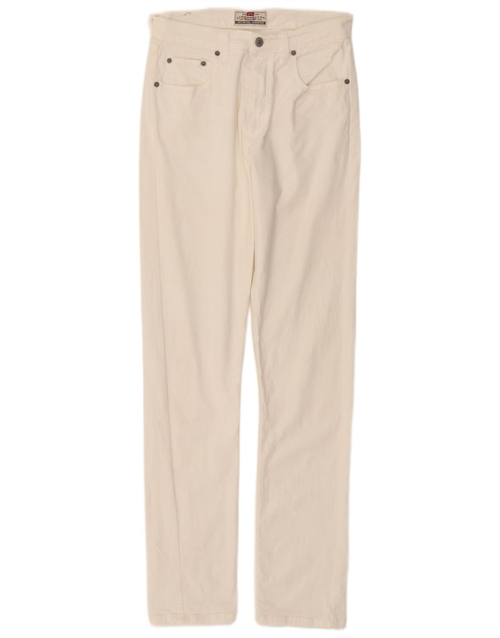 Jeans dritti Levi's 475 da donna W33 L32 cotone bianco