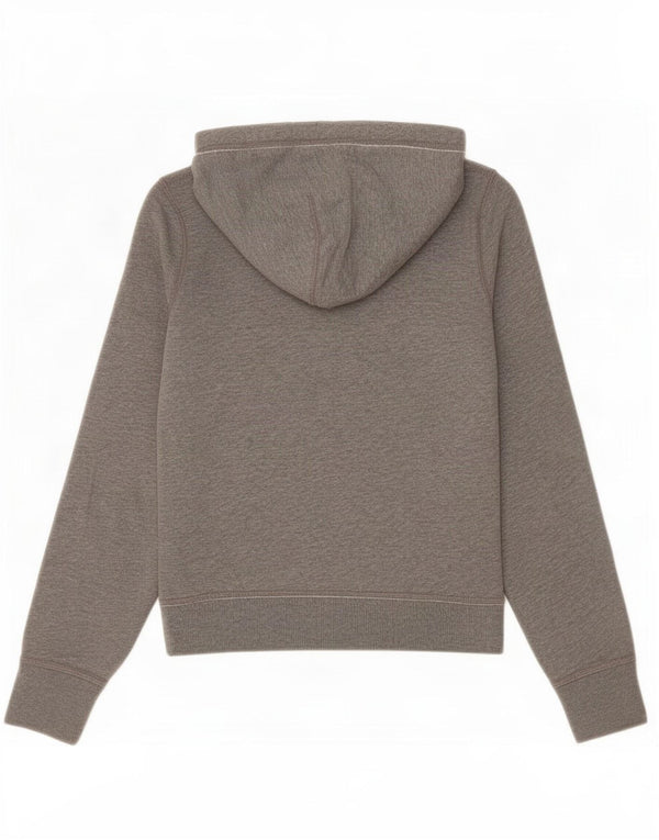 Maglione con cappuccio grafico da donna Hollister UK 14 Cotone grigio medio