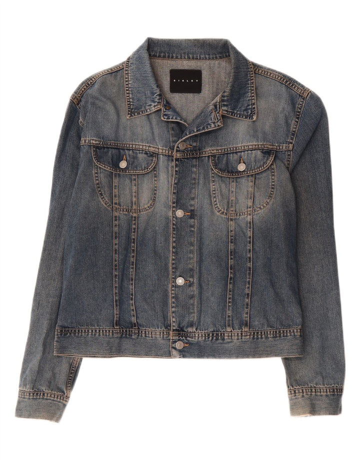 SISLEY Womens Denim Jacket UK 18 XL Blue Vintage Sisley and Second-Hand Sisley from Messina Hembry 