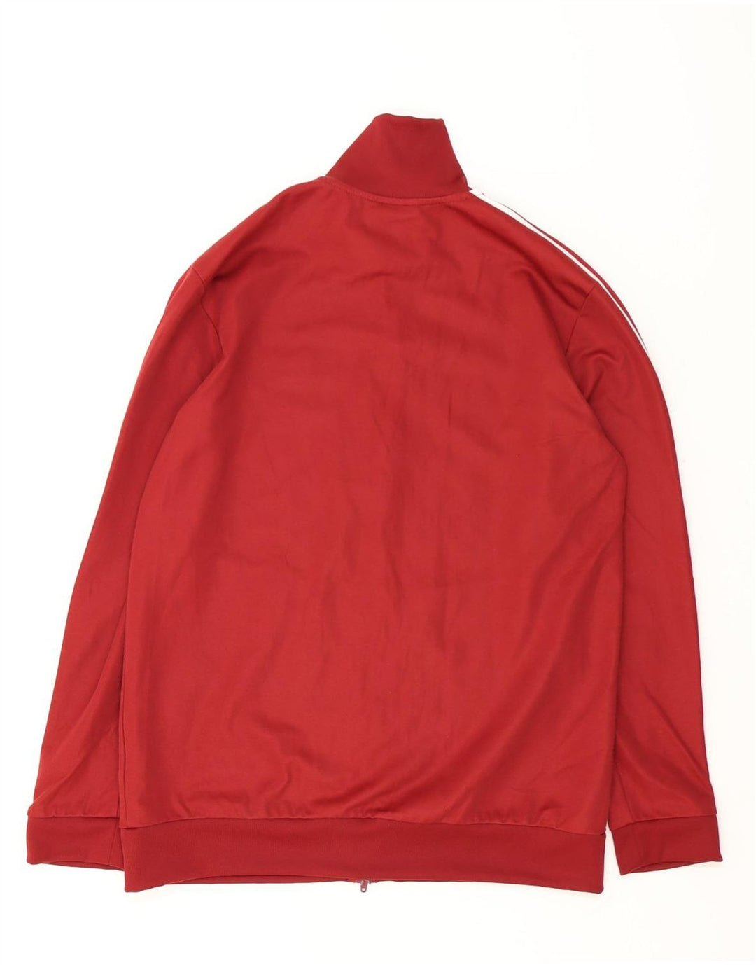 Giacca da ginnastica da uomo Adidas grande in poliestere bordeaux
