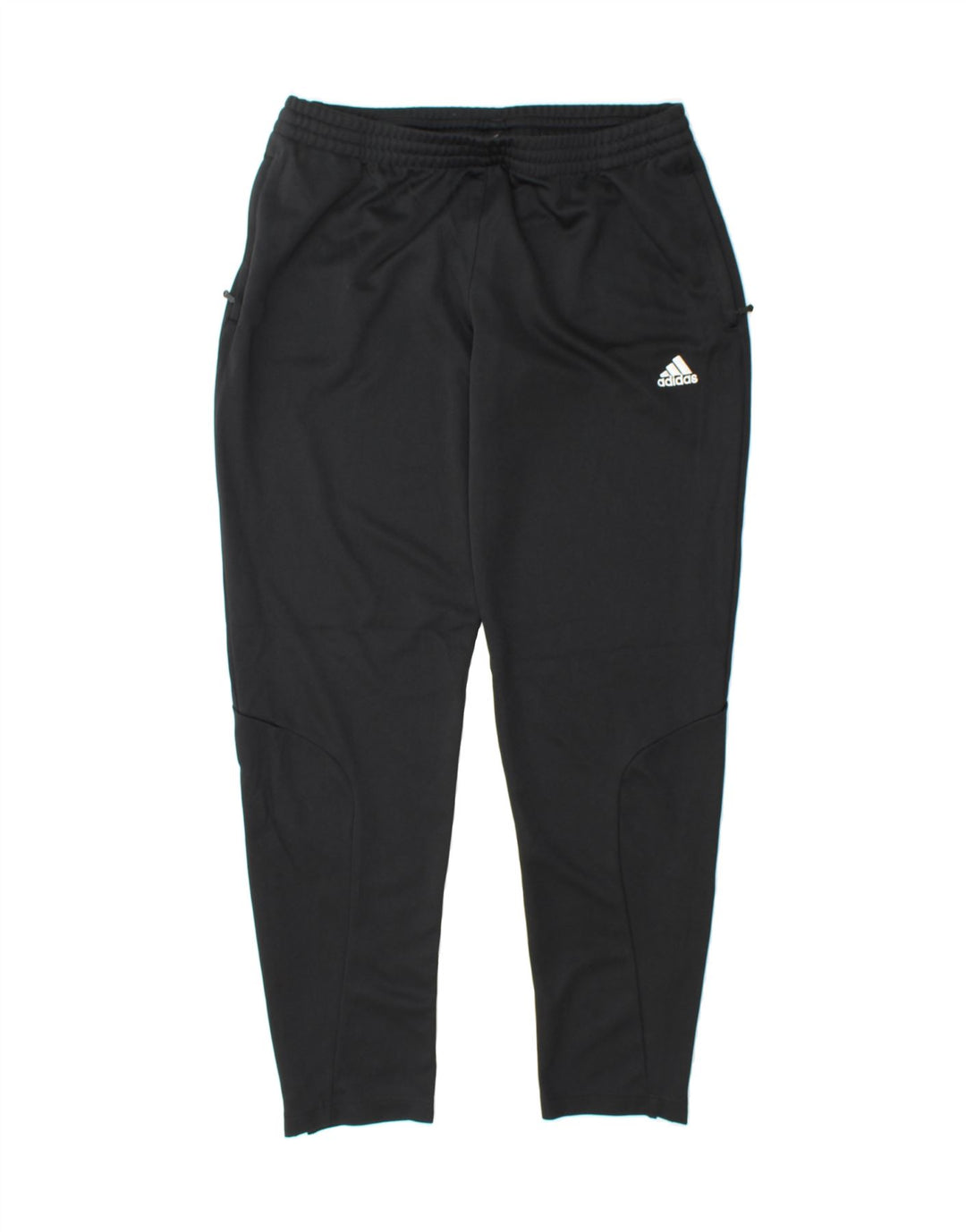 ADIDAS Womens Tracksuit Trousers UK 16/18 Large  Black Polyester Vintage Adidas and Second-Hand Adidas from Messina Hembry 