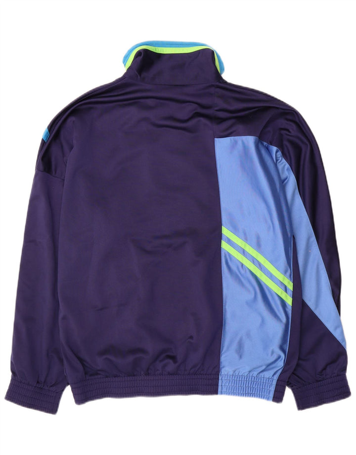 Giacca da tuta da uomo Lotto a blocchi di colore blu navy medio