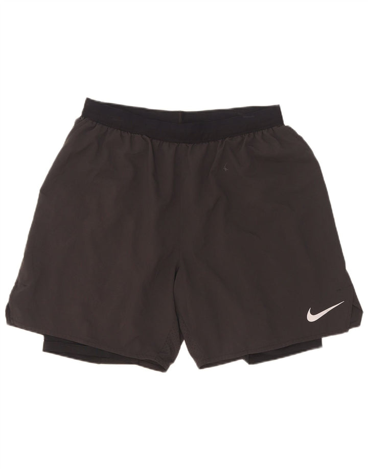 Pantaloncini sportivi Nike Dri Fit da uomo grandi neri