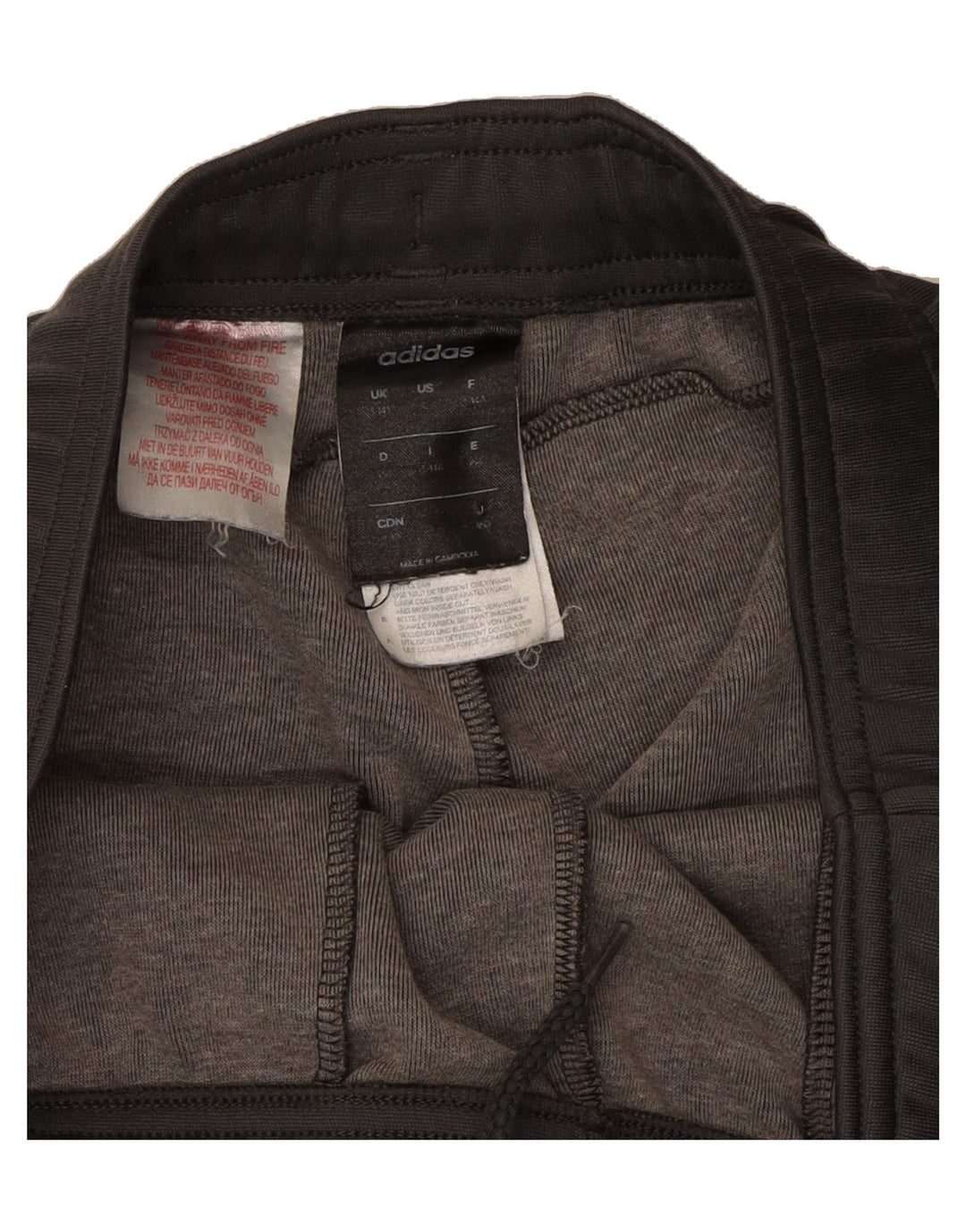 ADIDAS Boys Tracksuit Trousers Joggers 13-14 Years  Grey Polyester Vintage Adidas and Second-Hand Adidas from Messina Hembry 
