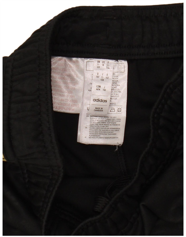 Pantaloncini sportivi Adidas da ragazzo 11-12 anni in poliestere nero