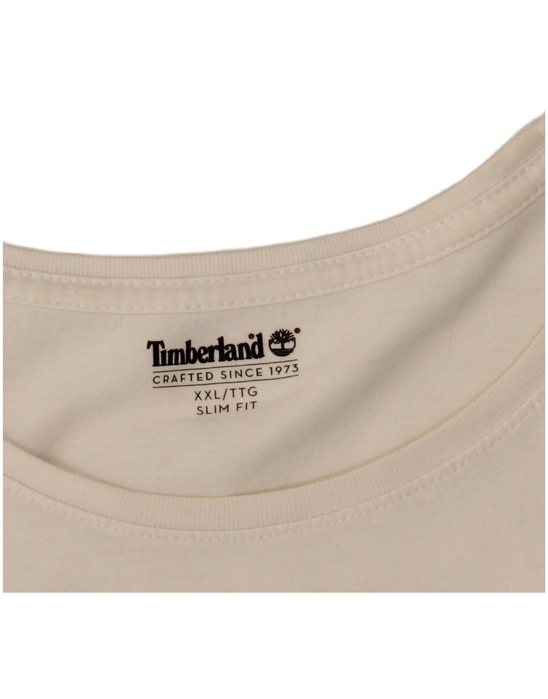 Maglietta Timberland da uomo slim fit 2XL bianca