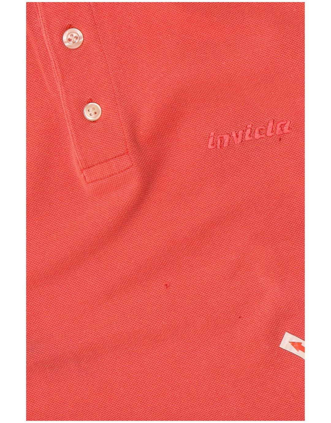 Polo da uomo a maniche lunghe Invicta Large in cotone rosso