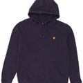 Lyle & Scott Felpa con cappuccio da uomo in cotone medio blu navy