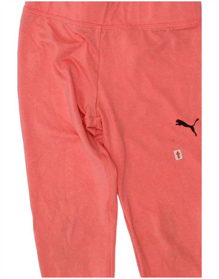Leggings Puma per ragazze 4-5 anni in poliestere rosa