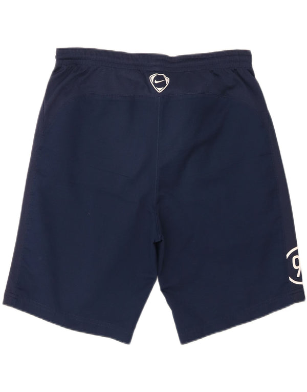 Pantaloncini sportivi Nike da ragazzo Dri Fit Graphic 13-14 anni XL blu navy poliestere