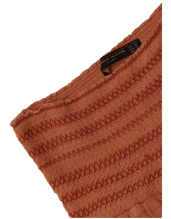 Gonna lunga Zara da donna XS W24 arancione