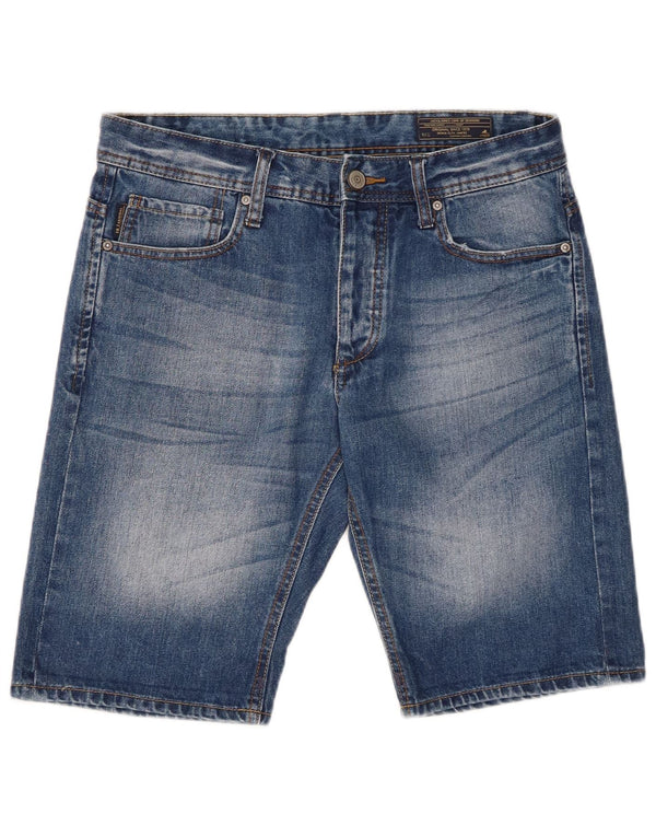 Pantaloncini di jeans da uomo Jack & Jones medi W32 cotone blu