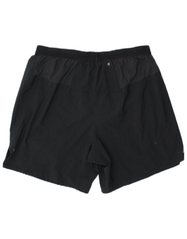 Pantaloncini sportivi Nike da uomo Dri Fit grandi in poliestere blu navy