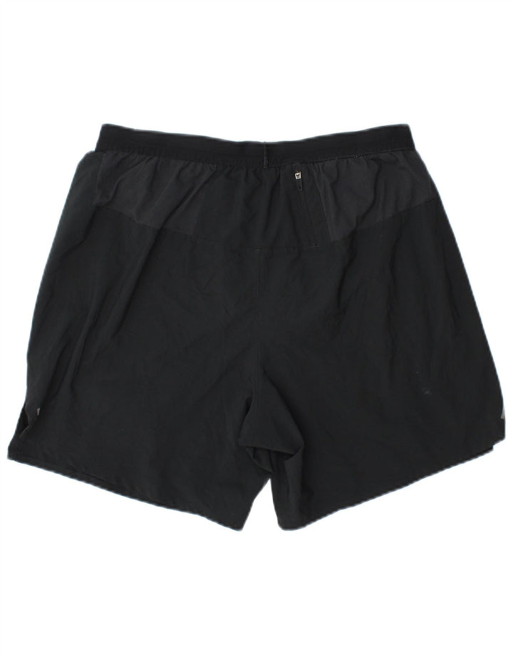 Pantaloncini sportivi Nike da uomo Dri Fit grandi in poliestere blu navy