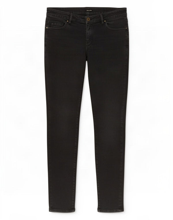 Jeans skinny da donna Massimo Dutti EU 38 Small W28 L26 Nero