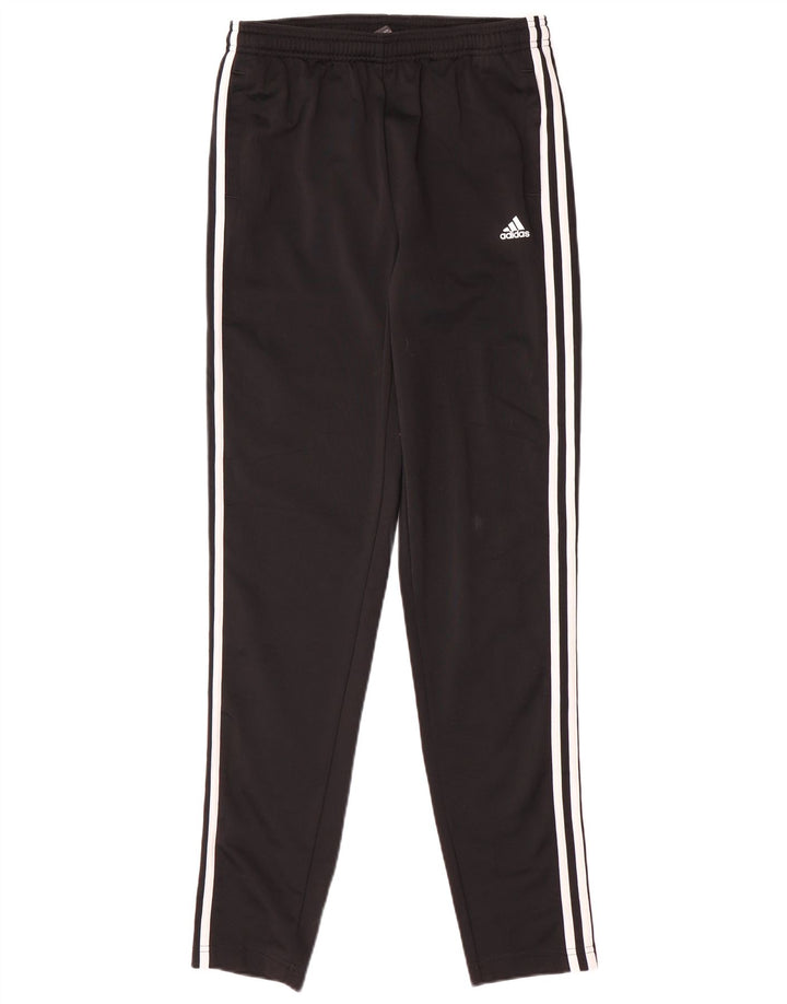 Pantaloni della tuta da ragazzo ADIDAS 15-16 anni in poliestere nero
