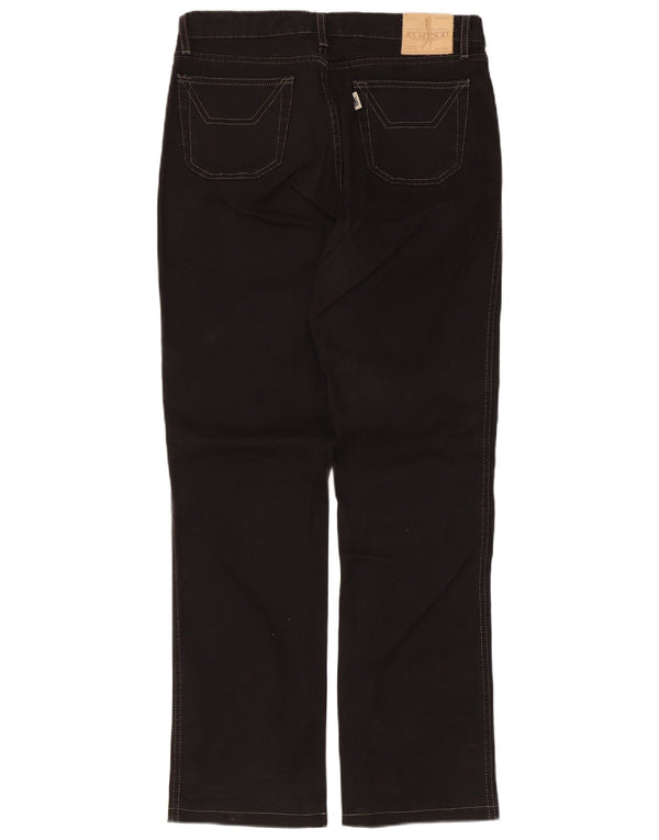 Jeans dritti da donna Jeckerson W29 L30 cotone nero