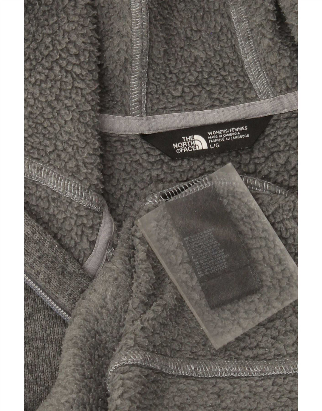 Giacca utility con cappuccio da donna The North Face UK 14 Large Grey Flecked