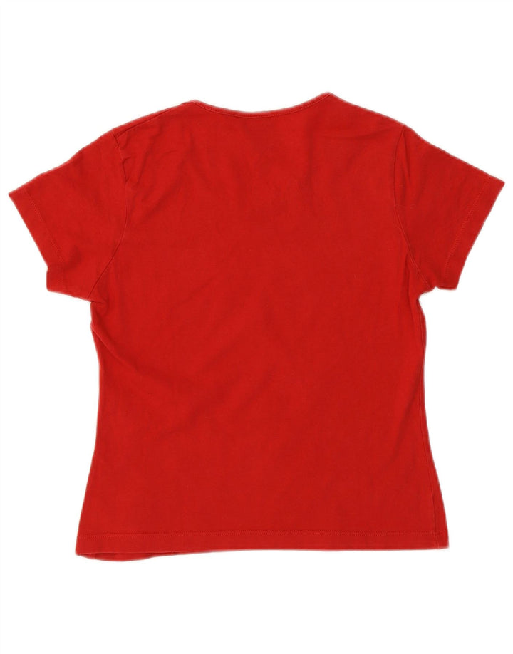 T-shirt grafica corta da donna Gianfranco Ferre IT 42 rosso medio