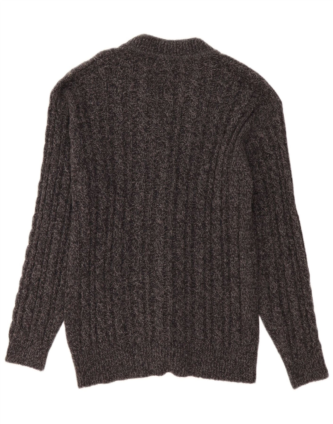 Maglione cardigan da donna Balloon in lana grigio medio