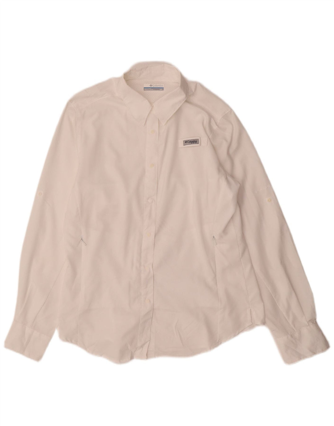 Camicia oversize da donna Columbia UK 10 piccola bianca