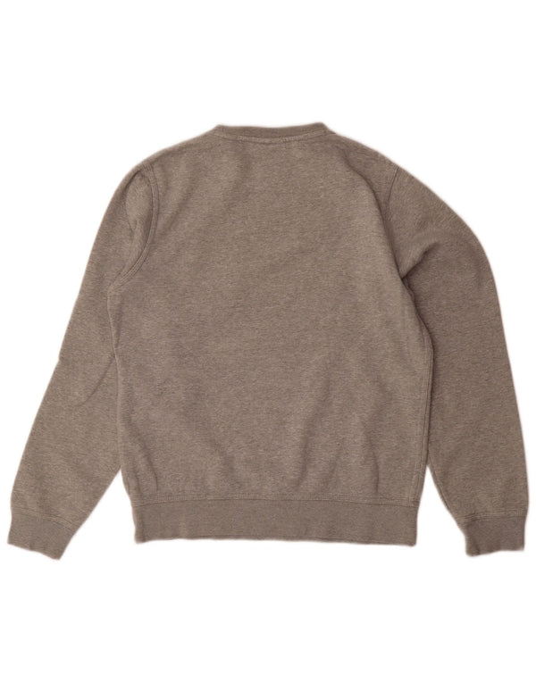 Felpa da uomo Nike Maglione piccolo grigio cotone screziato