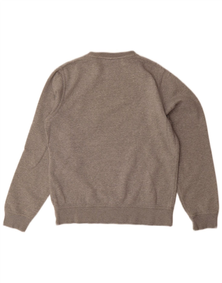 Felpa da uomo Nike Maglione piccolo grigio cotone screziato