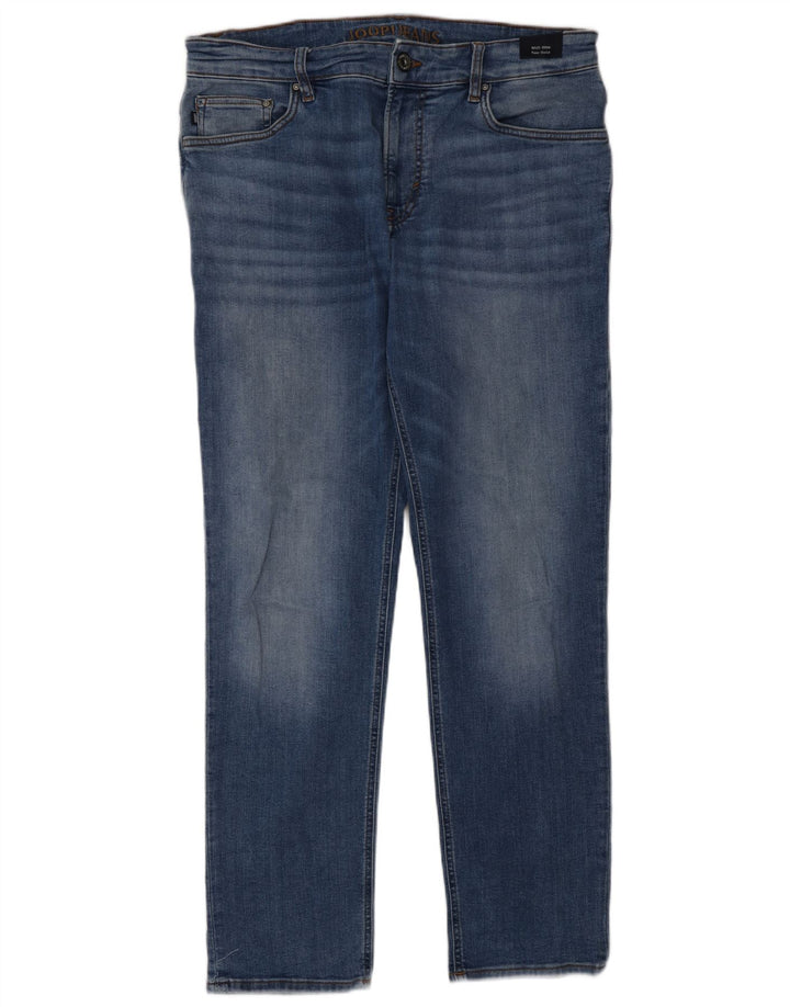 Jeans dritti da uomo Joop Modern Fit W34 L30 cotone blu