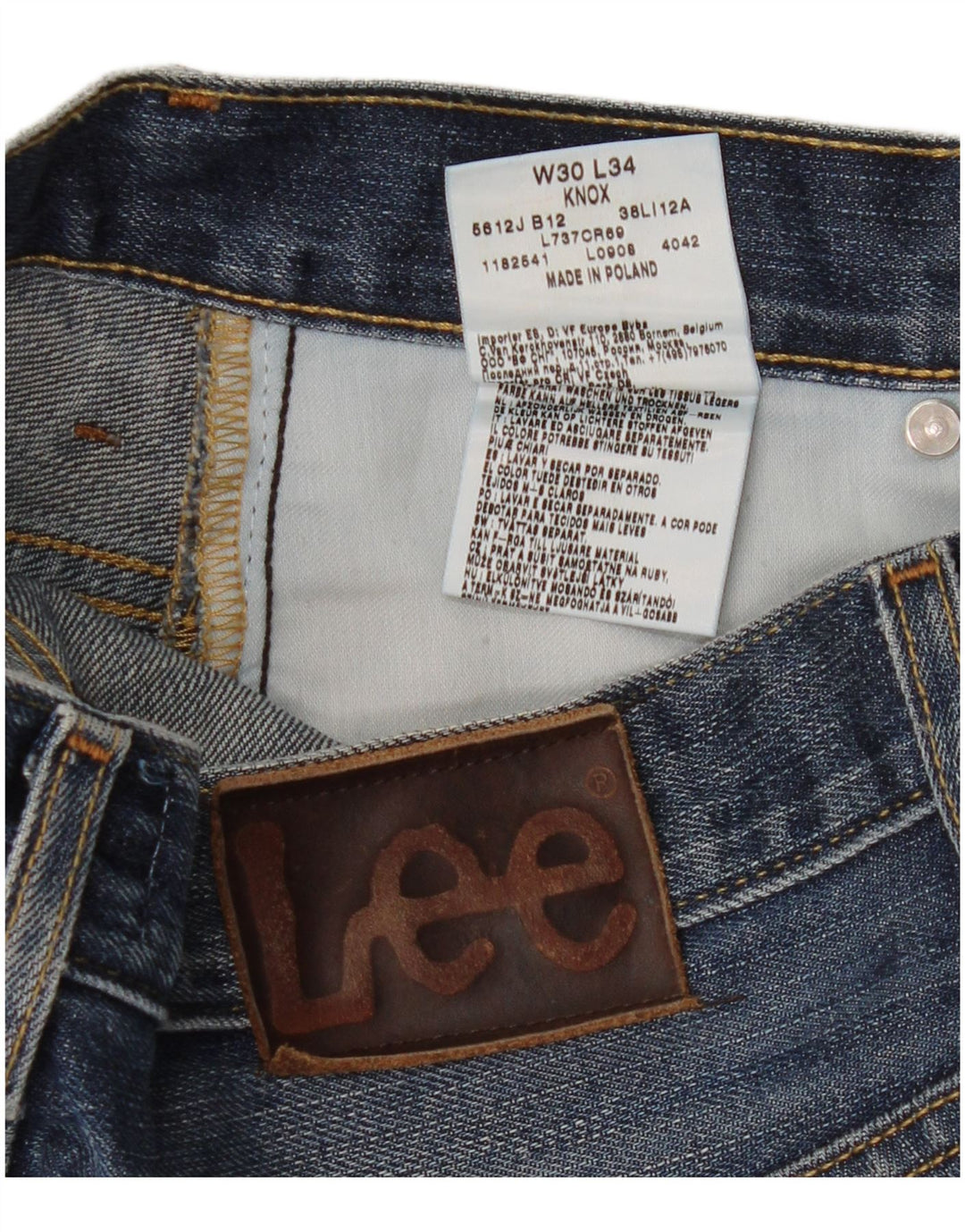 Jeans Lee Knox Bootcut da donna W30 L34 cotone blu
