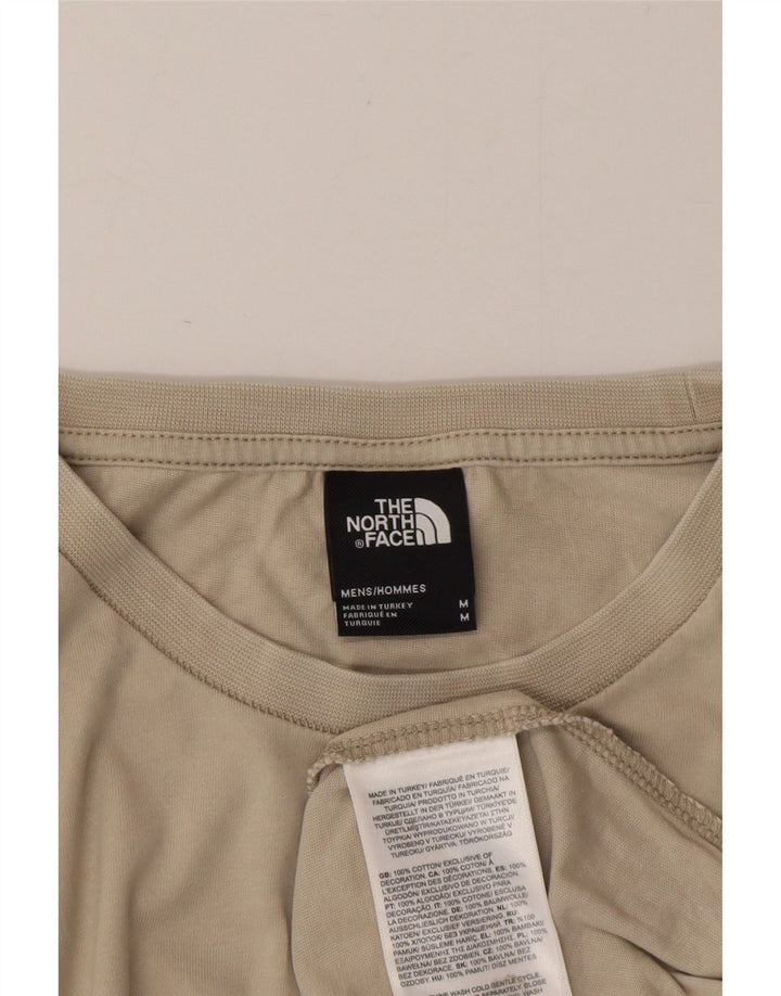 T-shirt grafica da uomo The North Face Top in cotone beige medio