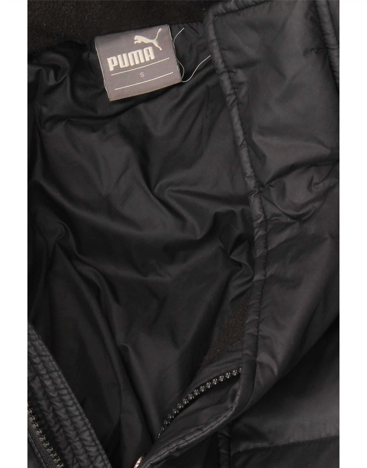 Cappotto imbottito con cappuccio Puma da uomo UK 36 piccolo nero