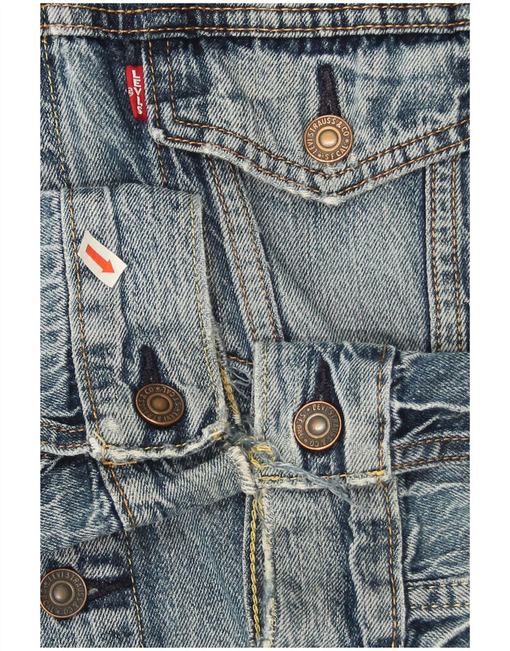 Giacca di jeans da uomo Levi's UK 38 Cotone blu medio