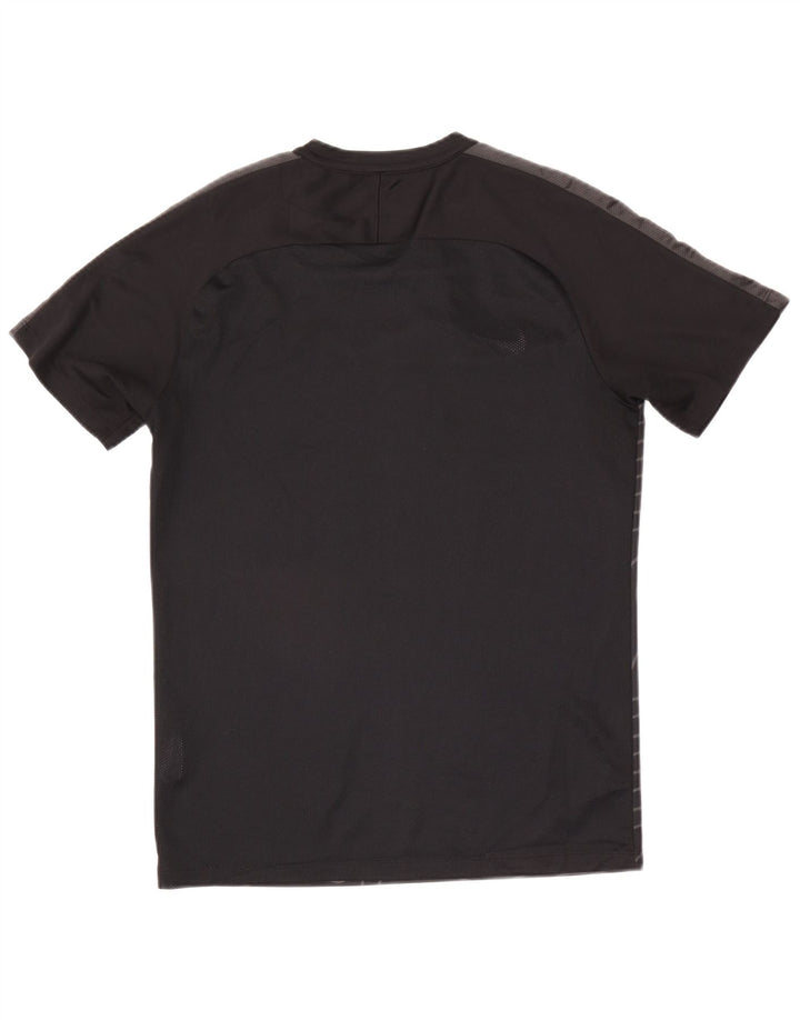 T-shirt Nike da uomo Dri Fit Top in poliestere geometrico nero medio