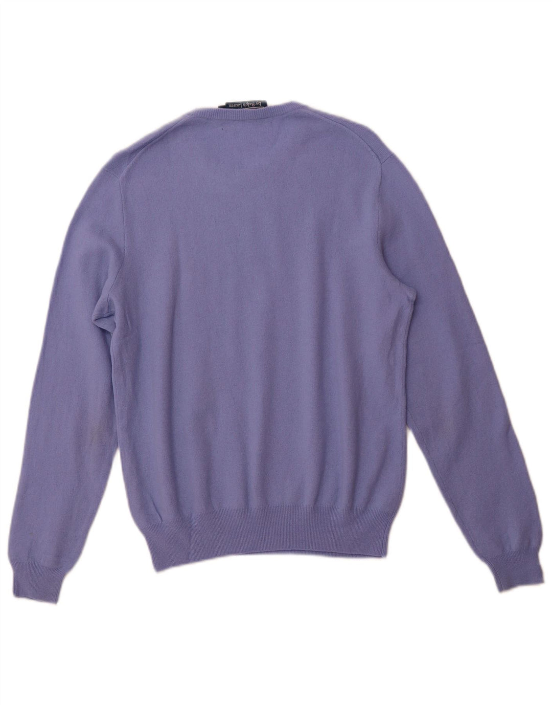 POLO RALPH LAUREN Maglione da uomo girocollo piccolo in lana merino viola