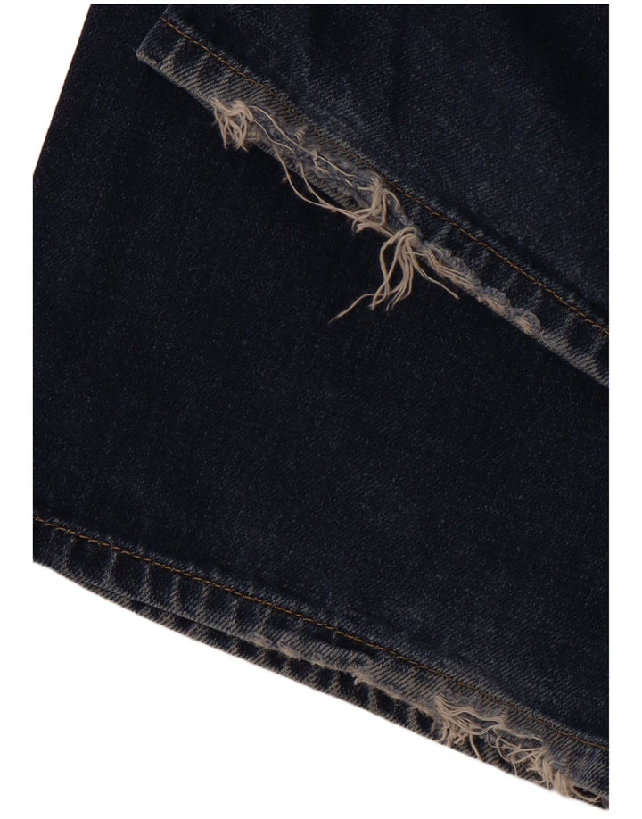 Jeans dritti da uomo HUGO BOSS W31 L34 cotone blu navy