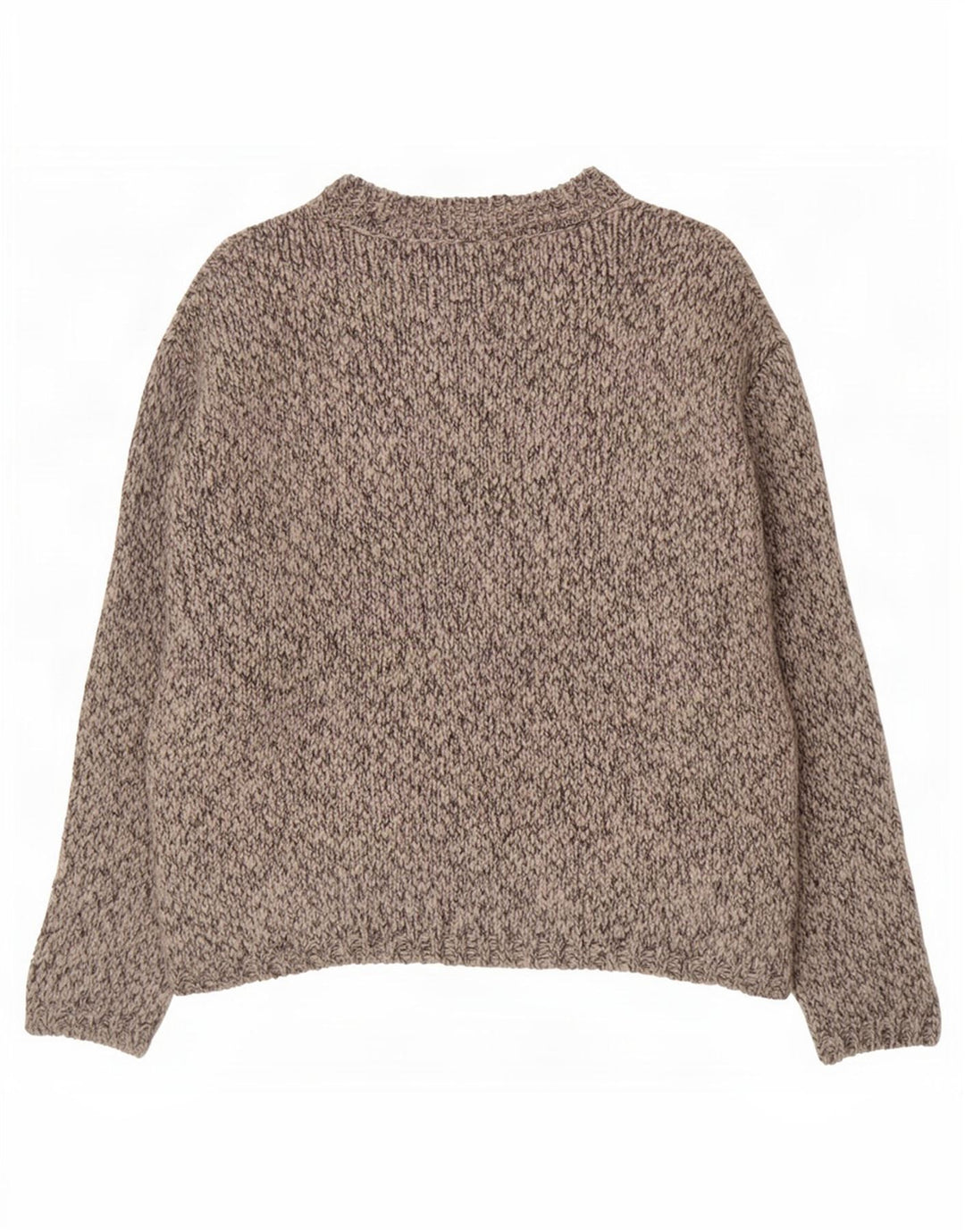 Maglione maglione con scollo a barca da donna Marks & Spencer UK 14 Grigio medio chiazzato